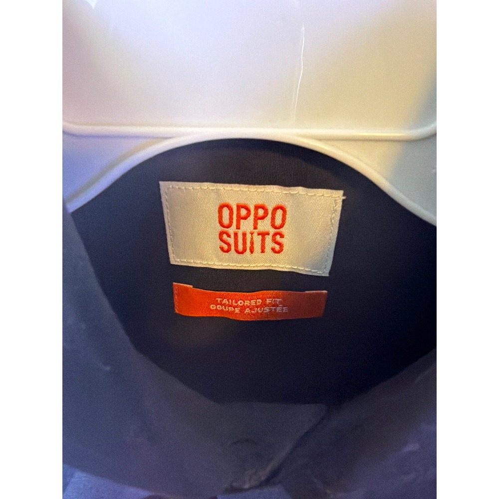 OppoSuits Dress Shirt Boys 6Y Black Tailored Fit No Wrinkles OSSB-1008-6Y - Picture 3 of 8